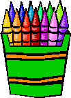 box of crayons
